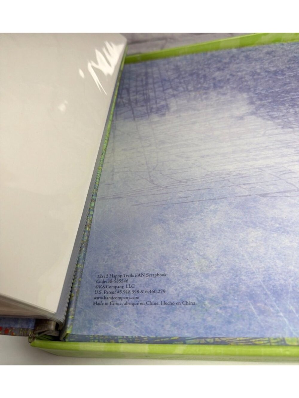 Vintage Scrapbook Album Kit Happy Trails Frame Name Postbound Craft Y2K Retired - Picture 7 of 12
